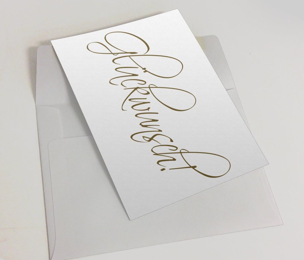 Glückwunschkarten Set mit Umschlägen